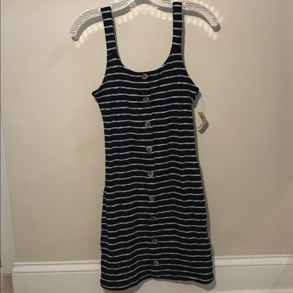 Aeropostale black striped dress
